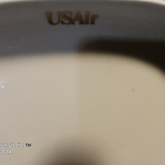 USAir Plate Set Abco China Brand Vintage Airplane Dishes - Picture 4 of 14